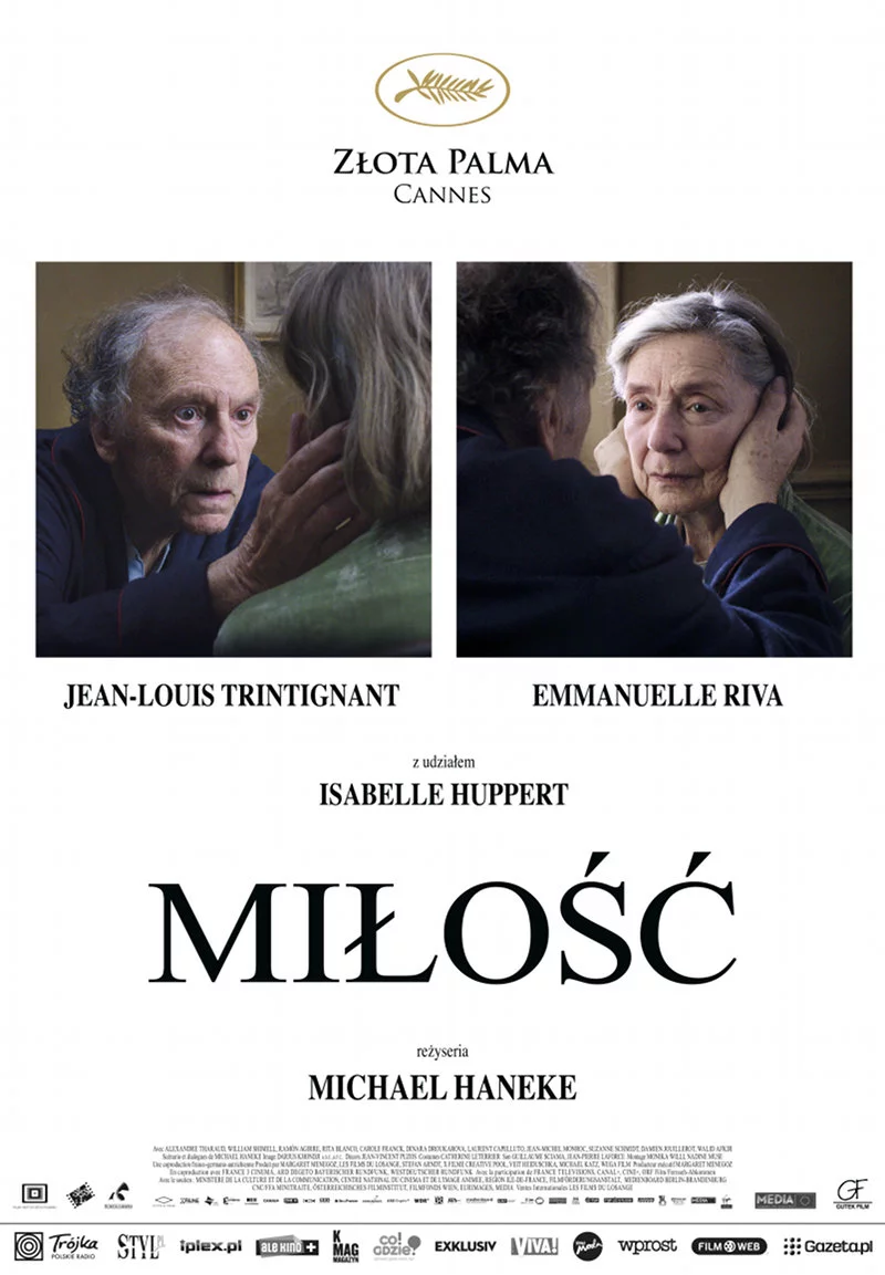 Plakat filmu "Miłość", reż. Michael Haneke
