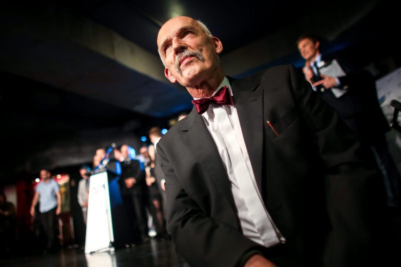 Janusz Korwin-Mikke twierdzi, że w Polsce szkolono terrorystów, którzy zabijali na Majdanie