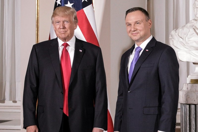 Amerykańska Polonia zaśpiewała Trumpowi "sto lat".