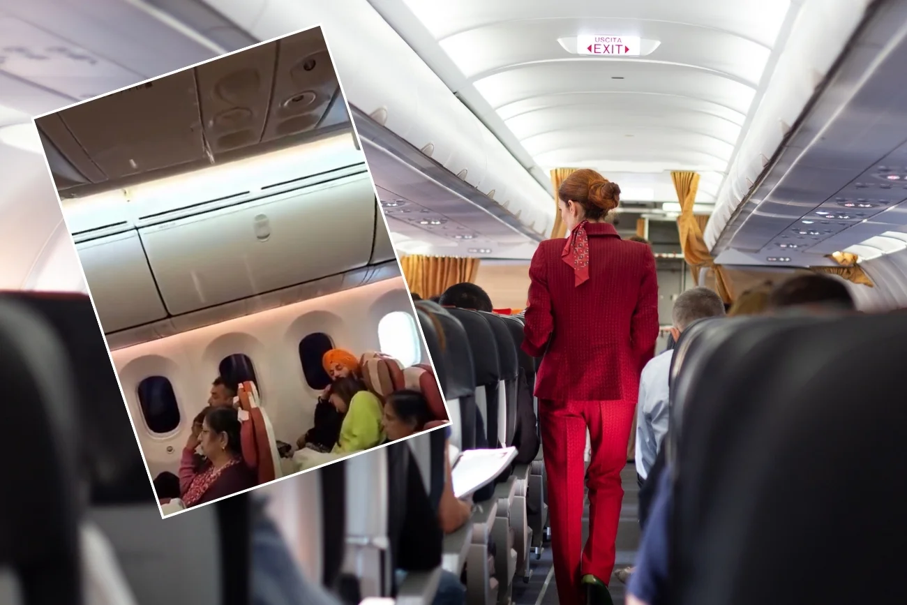 Na pasażerów linii Air India podczas lotu zaczął... padać deszcz