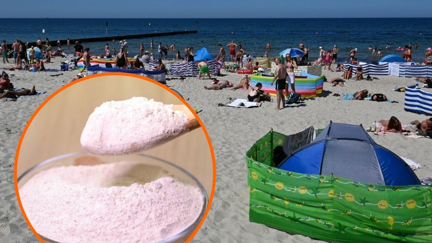 Plażowanie bez piachu na rękach i stopach jest możliwe