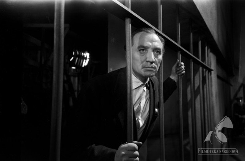 Zmarł najstarszy polski aktor. Maciej Maciejewski miał 103 lata. Zdjęcie pochodzi ze zbiorów Filmoteki Narodowej z filmu "Lunatycy" z 1959 r.