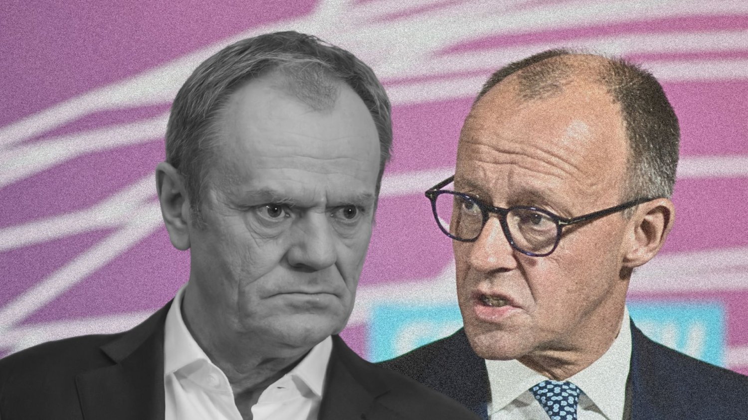 Donald Tusk i Friedrich Merz