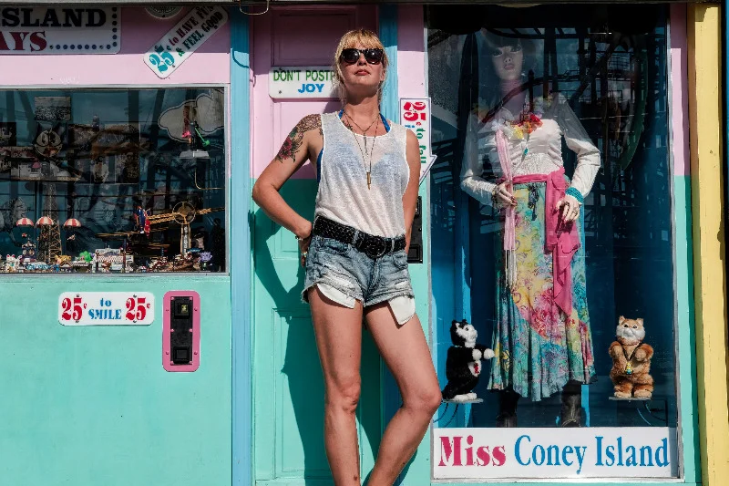 Karolina Sulej w Coney Island