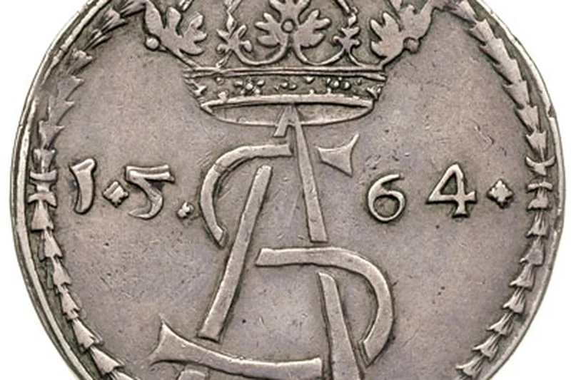 Półkopek wybity w 1564 roku, uważany za pierwszego złotego.