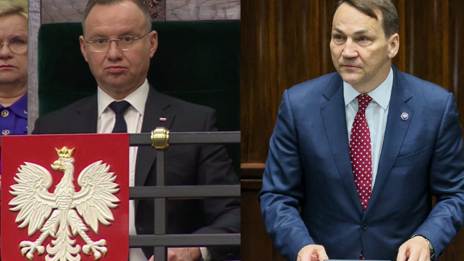 Radosław Sikorski skomentował reakcje Andrzeja Dudy w Sejmie