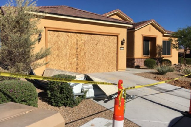 Dom Stephena Paddocka w Mesquite w stanie Nevada.