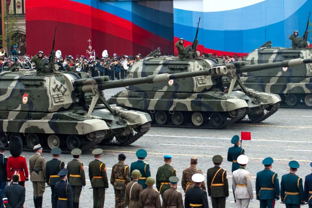 Przygotowania do moskiewskiej Parady Zwycięstwa. 6 maja 2010 roku