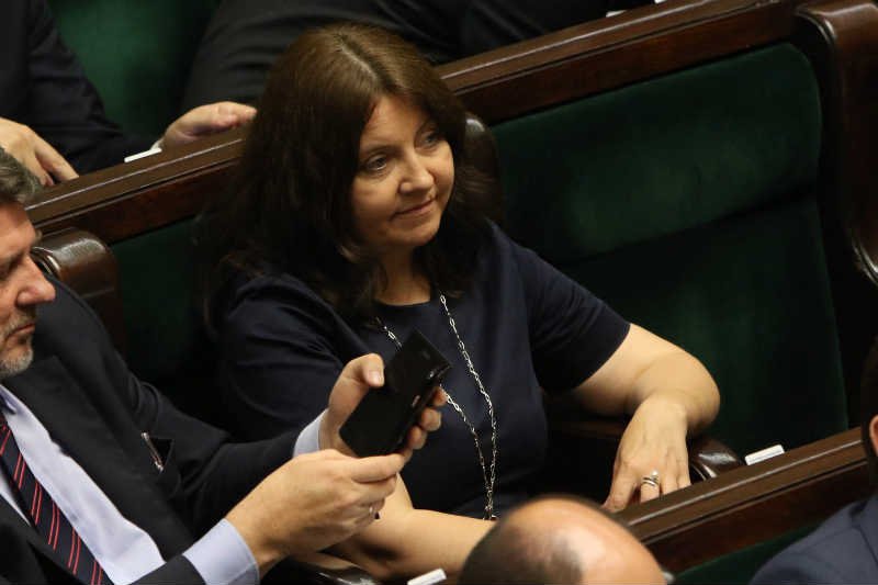 Joanna Lichocka przyznaje, że Misiewiczowi "odbiła woda sodowa".