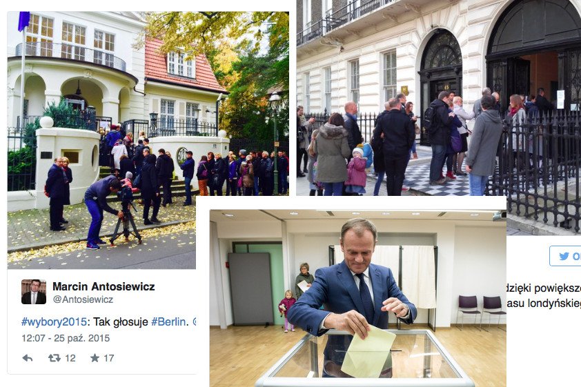 Polacy poza granicami kraju też mogą dzisiaj głosować i chętnie korzystają z tej opcji.