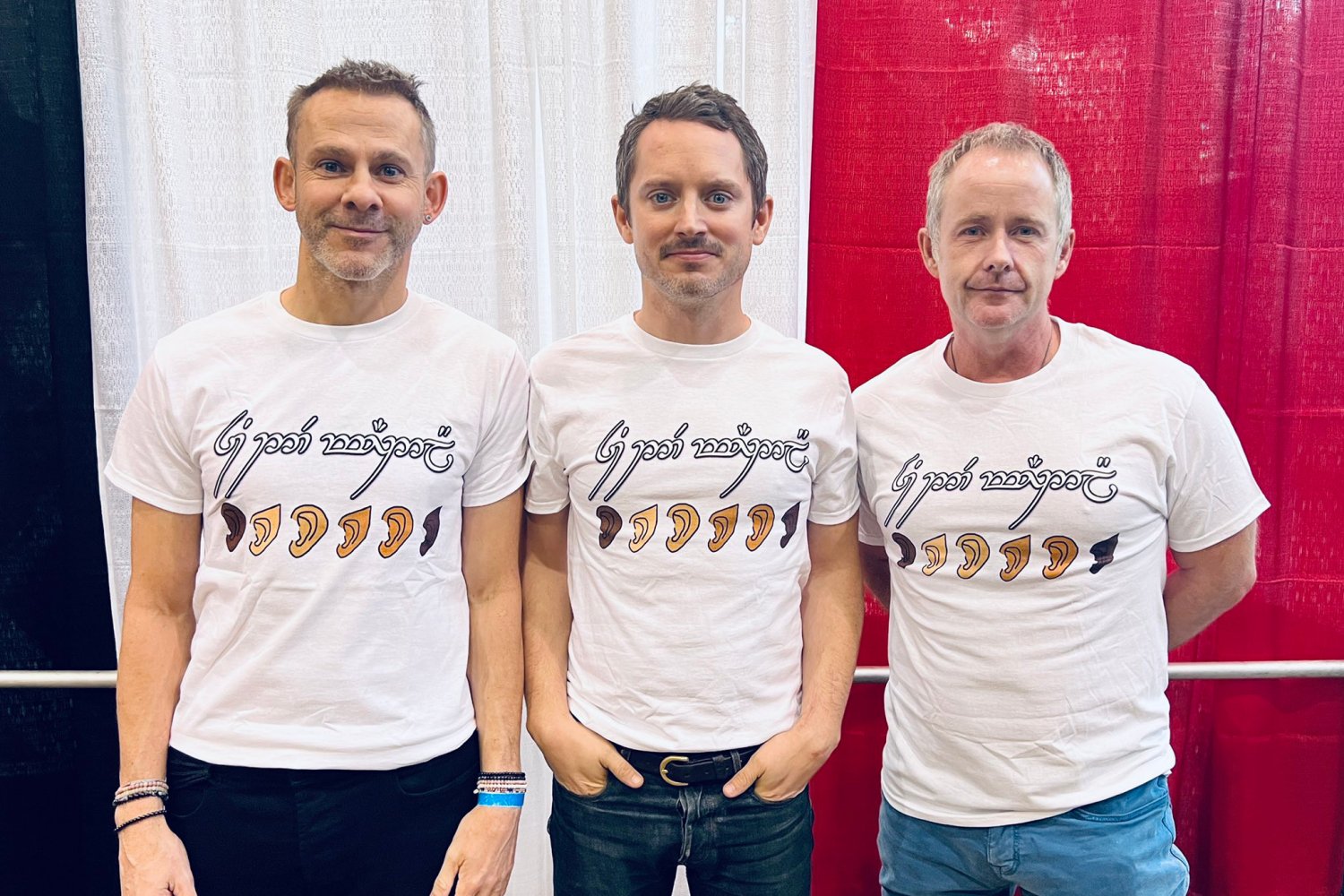 Dominic Monaghan, Elijah Wood i Billy Boyd