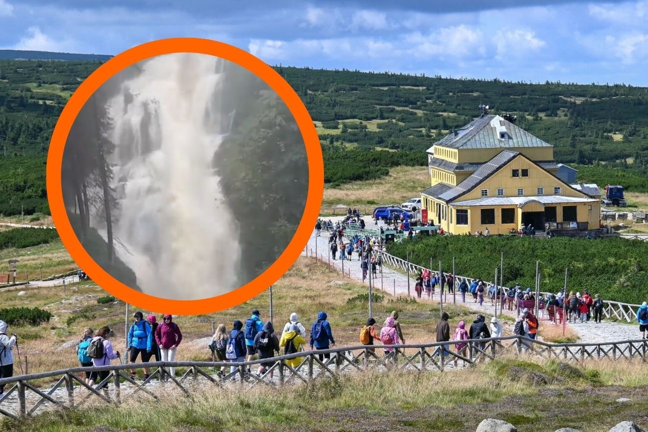 Karkonosze zamknięte do odwołania. Fatalna sytuacja przy Wodospadzie Kamieńczyka i Wodospadzie Szklarki