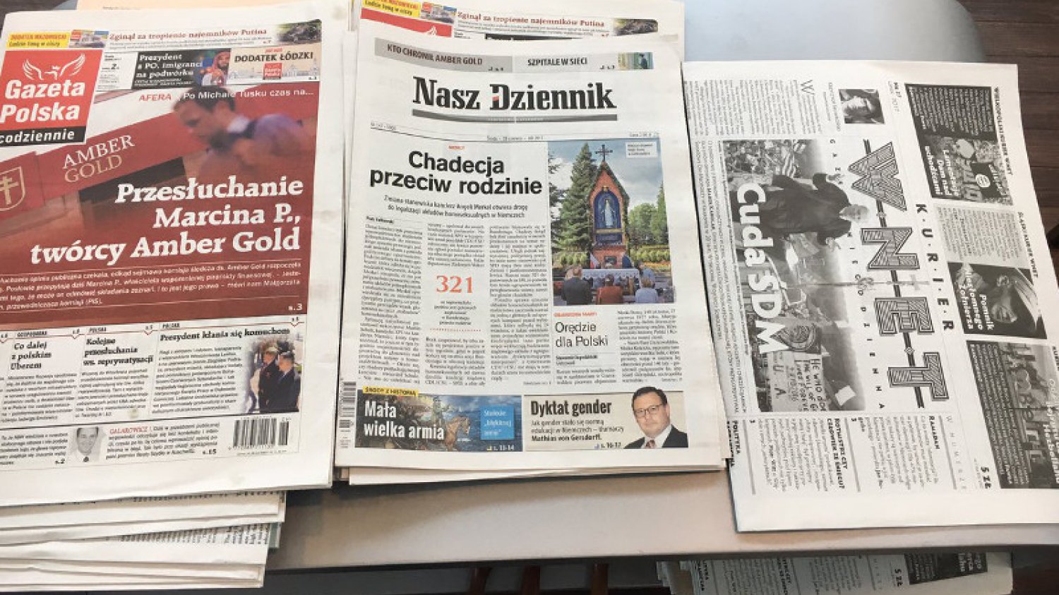 LOT zachęca podróżnych do lektury eksponując wyłącznie prawicowe gazety - twierdzi Marcin Zaborowski.