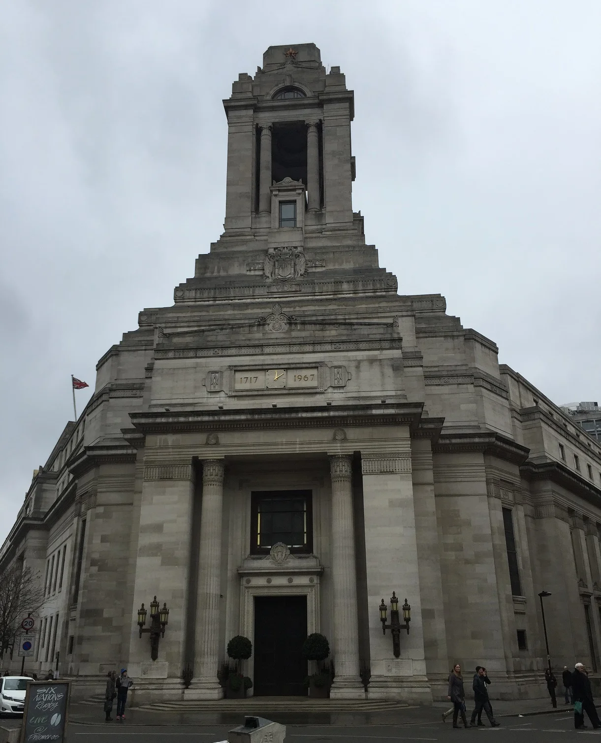 Budynek Freemasons' Hall.