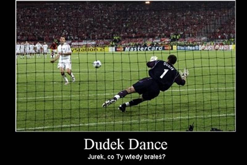 Taniec Jerzego Dudka stał się legendarny.