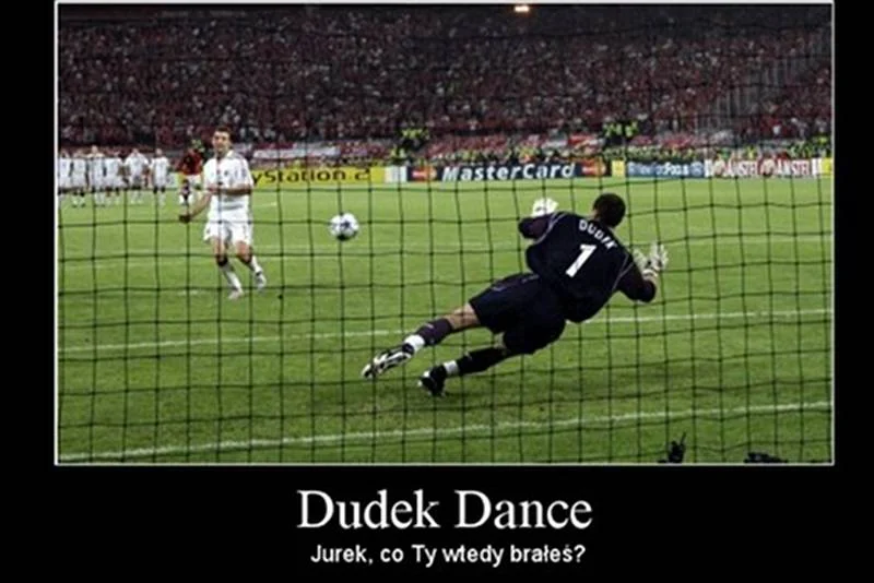 Taniec Jerzego Dudka stał się legendarny.