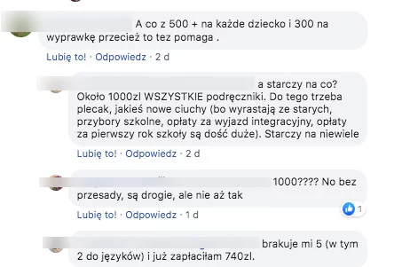 Komentarze internautów.