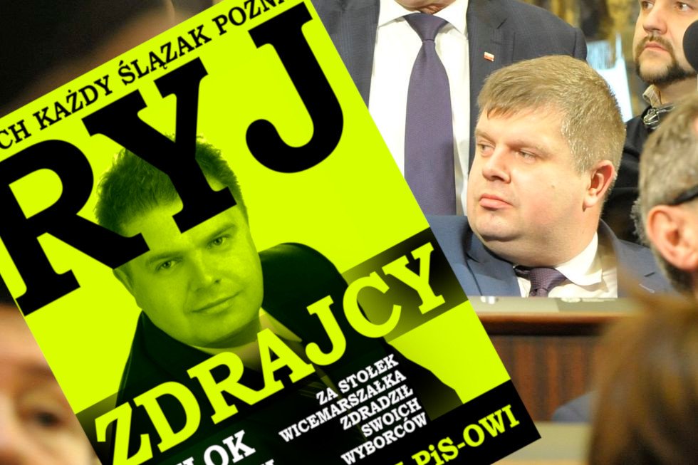 Wojciech Kałuża tuż po tym, jak "zdradził" Koalicję Obywatelską na rzecz PiS.