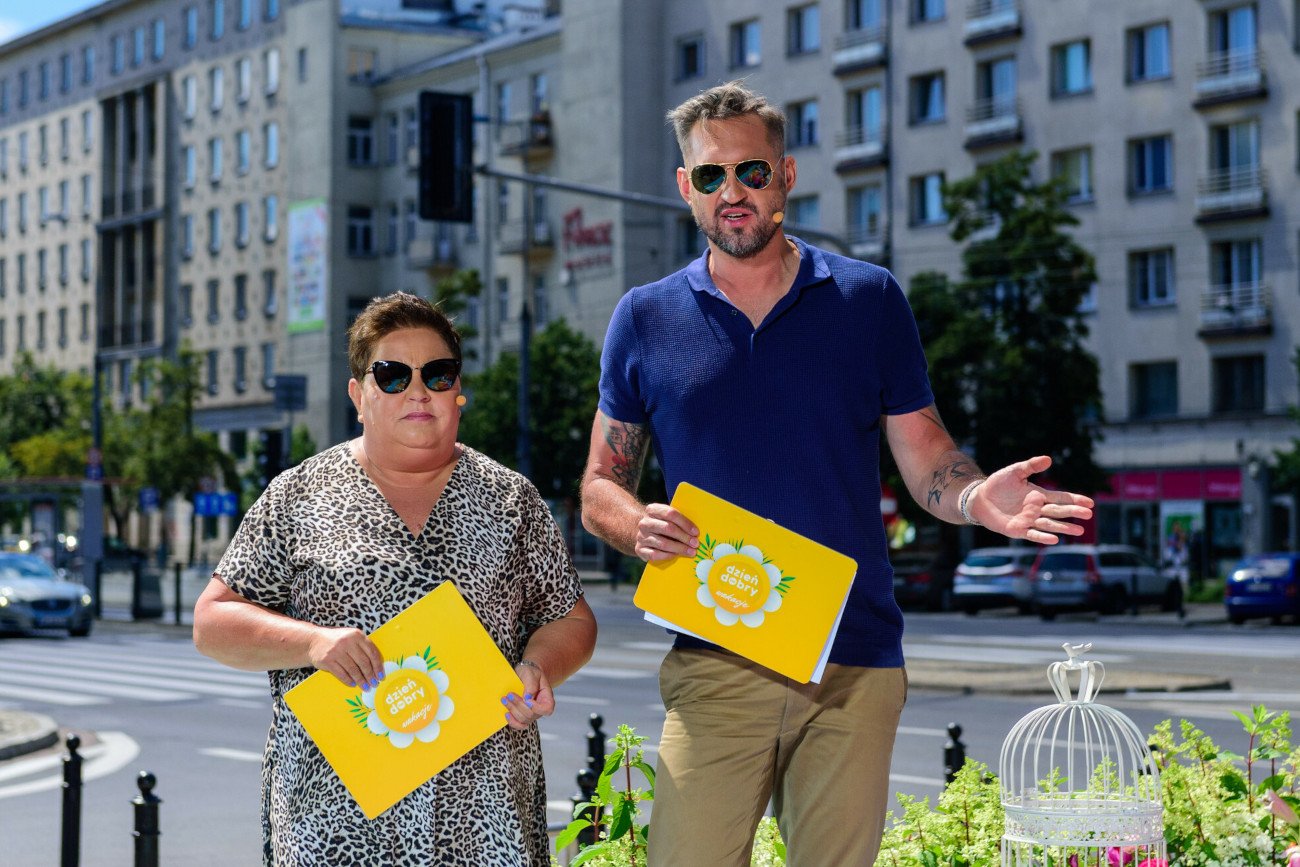 Dorota Wellman i Marcin Prokop są słynnym duetem prowadzących śniadaniówkę TVN.