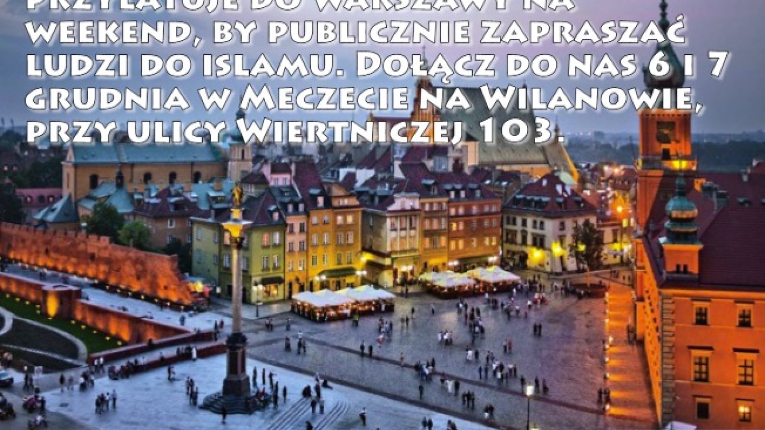 Banner zapraszający na wizytę Mission Dawah i iERA