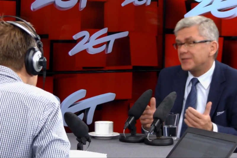 Marszałek Senatu nie potrafił wymienić negatywnych cech Jarosława Kaczyńskiego.