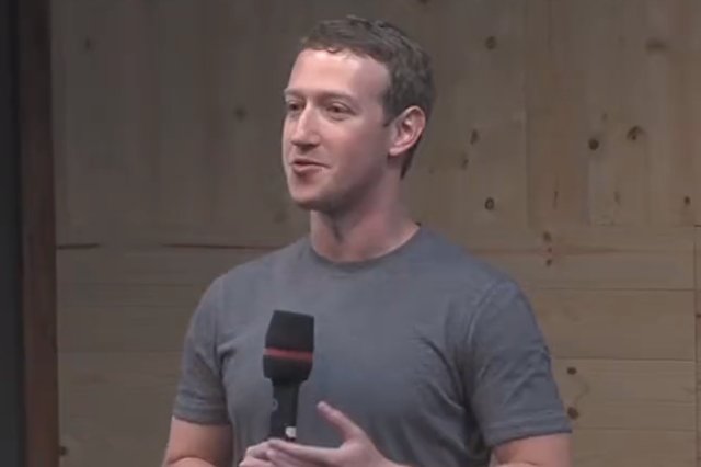 Mark Zuckerberg podczas czwartkowej konferencji