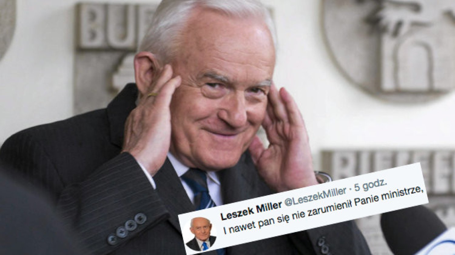 Leszek Miller w bezbłędny sposób odpowiedział wiceministrowi Szymańskiemu.