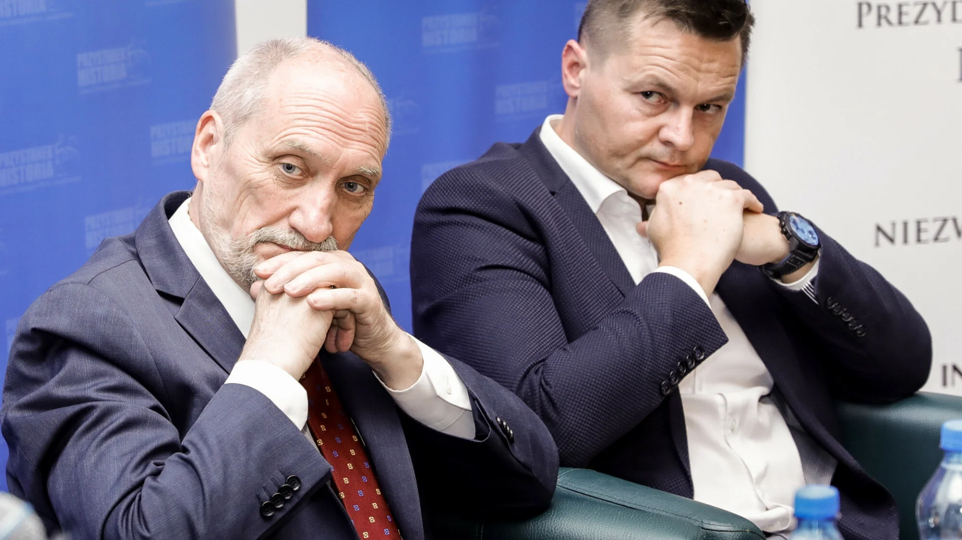 Grzegorz Kuczyński z Antonim Macierewiczem