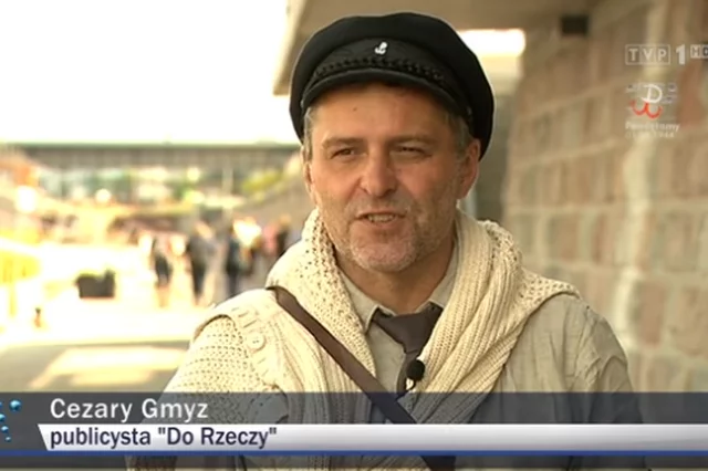 Cezary Gmyz był jednym z rozmówców "Wiadomości", którzy przekonywali o braku konfliktu między powstańcami.