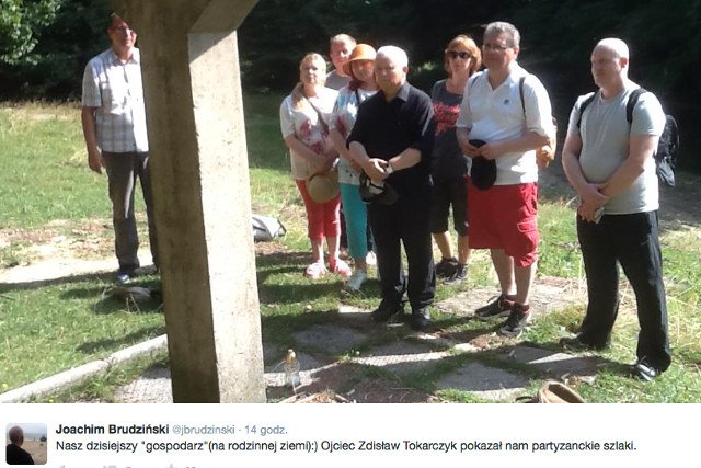Prezes PiS Jarosław Kaczyński odwiedził w środę Beskid Sądecki