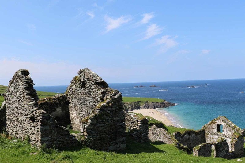 Great Blasket Island to najbardziej wysunięta na zachód wyspa Europy