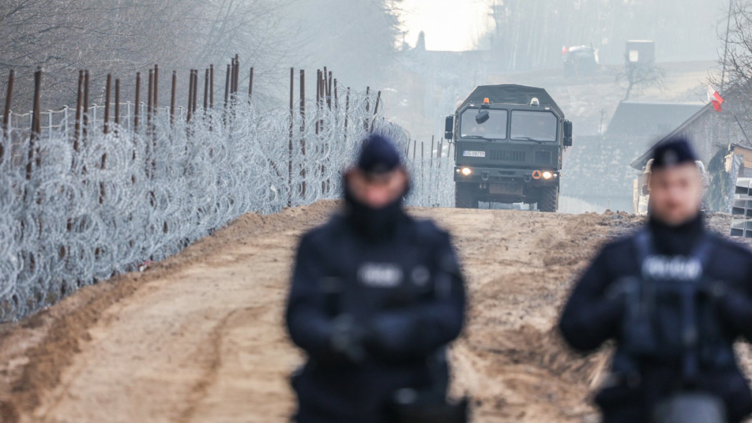 Tymczasowa zapora na granicy z Rosją ma być podobna do tej, jaka powstała na granicy polsko-białoruskiej