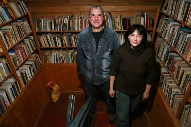 Andrzej Stasiuk i Monika Sznajderman