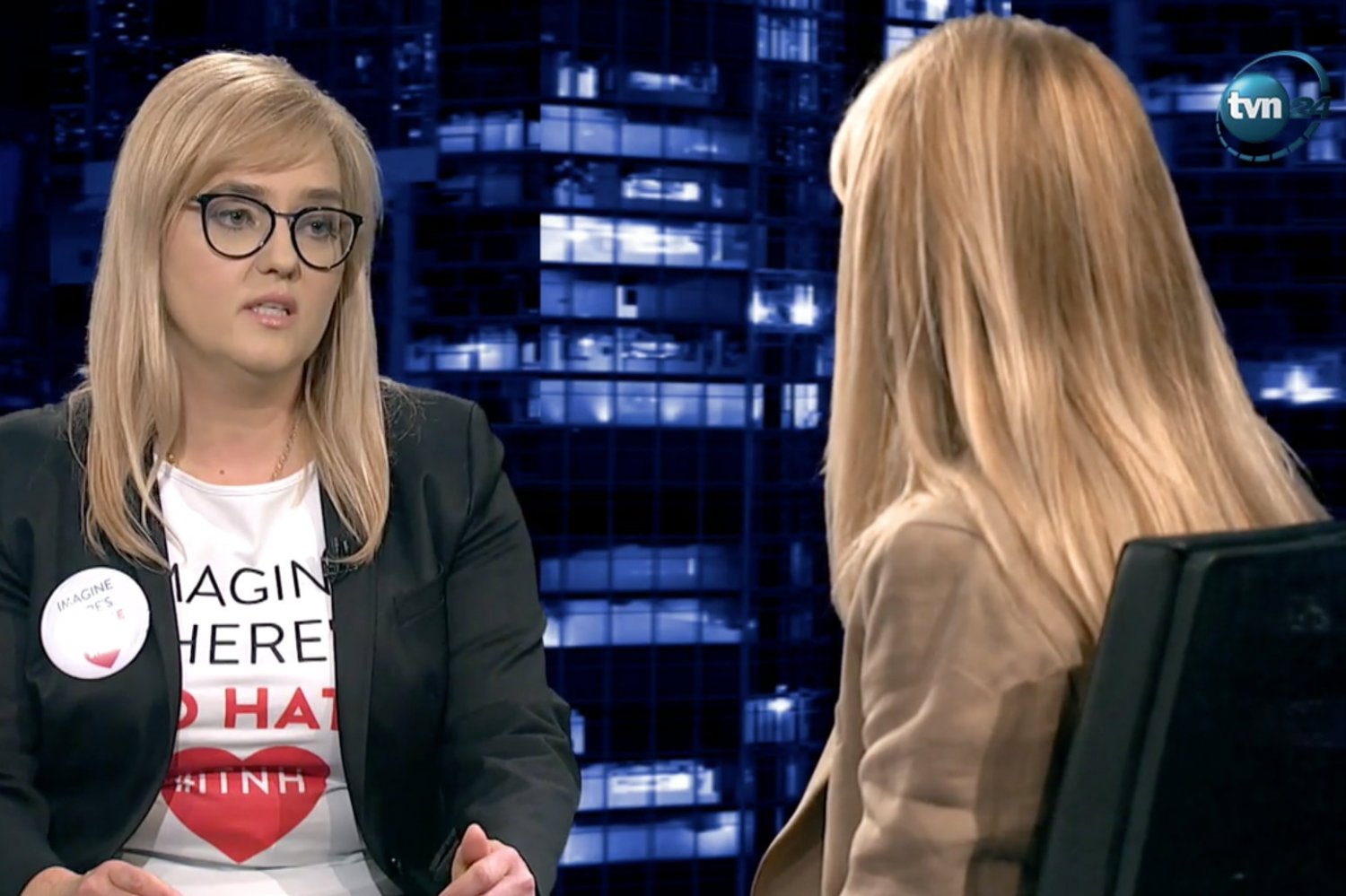 Monika Olejnik zapytała w "Kropce nad i" Magdalenę Adamowicz o przyjaźń Pawła Adamowicza z abpem Głódziem i rozdzielność majątkową.