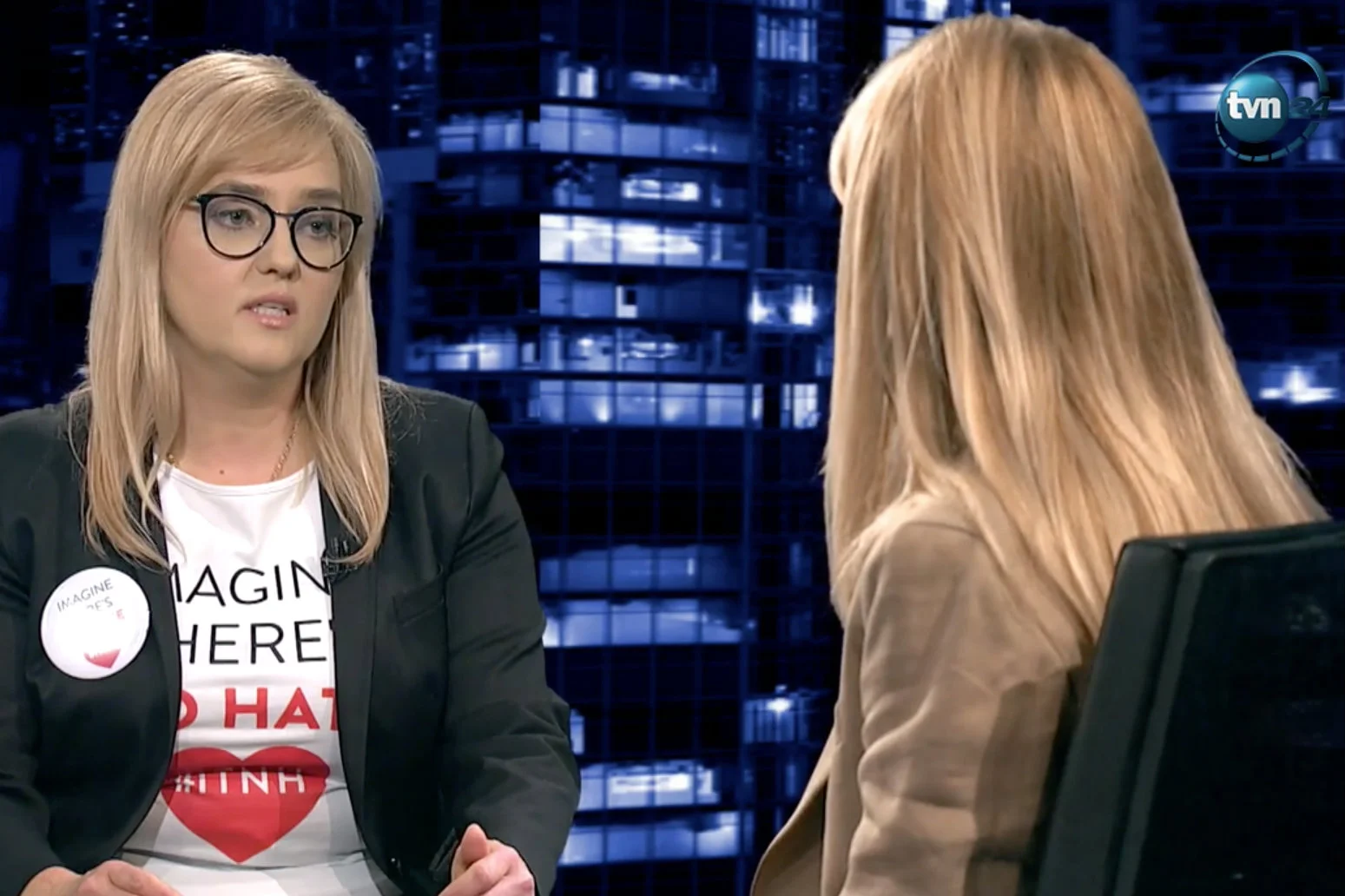 Monika Olejnik zapytała w "Kropce nad i" Magdalenę Adamowicz o przyjaźń Pawła Adamowicza z abpem Głódziem i rozdzielność majątkową.