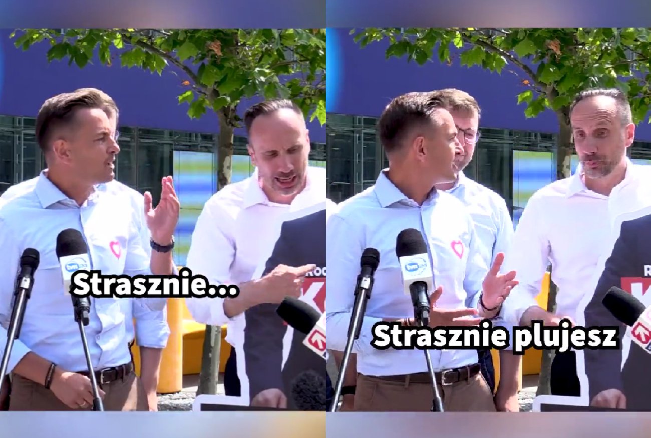 Janusz Kowalski vs. Arkadiusz Myrcha. "Janusz, strasznie plujesz!".