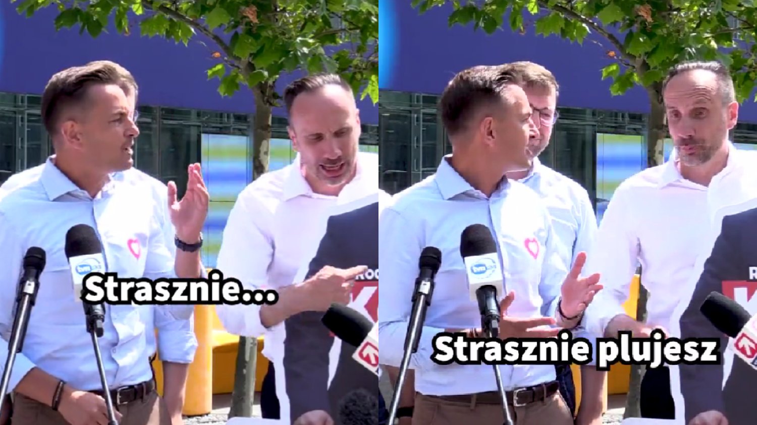 Janusz Kowalski vs. Arkadiusz Myrcha. "Janusz, strasznie plujesz!".