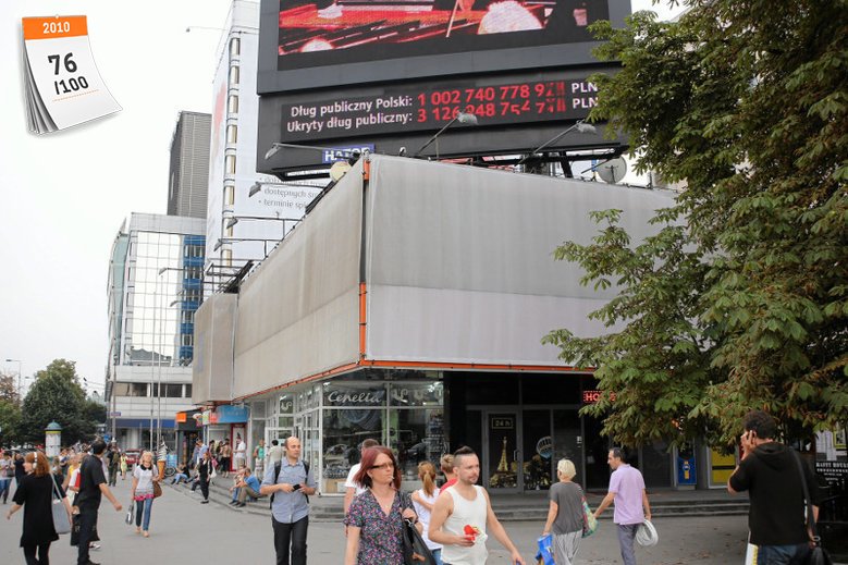 Licznik długu publicznego został uruchomiony 28 września 2010 przez Leszka Balcerowicza w ramach akcji pod szyldem fundacji Forum Odpowiedzialnego Rozwoju