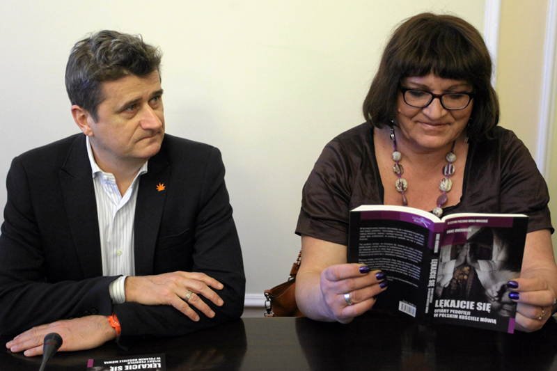 Janusz Palikot i Anna Grodzka