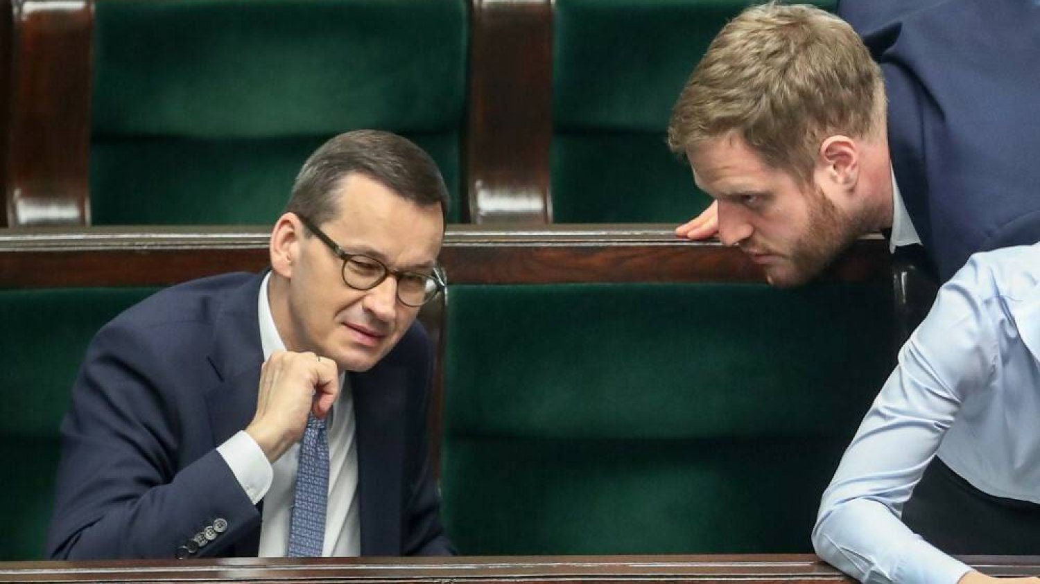Mateusz Morawiecki i Janusz Cieszyński, pełnomocnik rządu ds. cyfryzacji