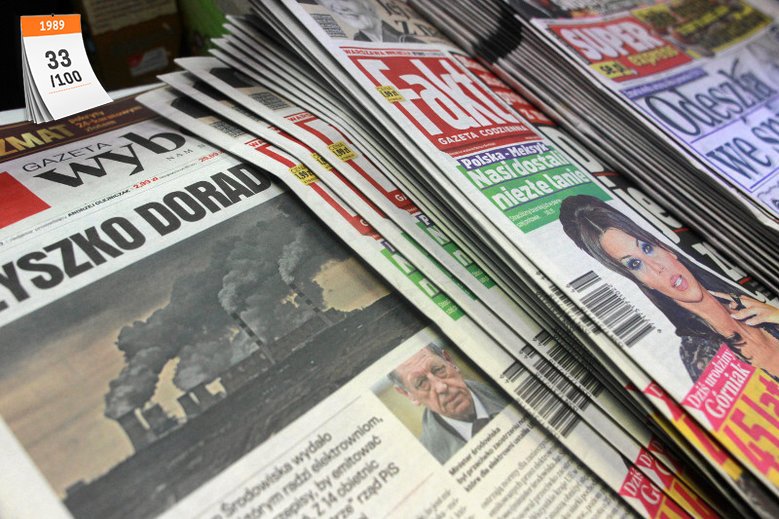 ''Gazeta Wyborcza'', której pierwszy numer ukazał się 8 maja 1989 roku, do dziś pozostaje jednym z najbardziej opiniotwórczych dzienników w Polsce