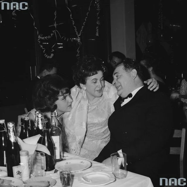 Bal sylwestrowy w Naczelnym Komitecie Zjednoczonego Stronnictwa Ludowego, 1968