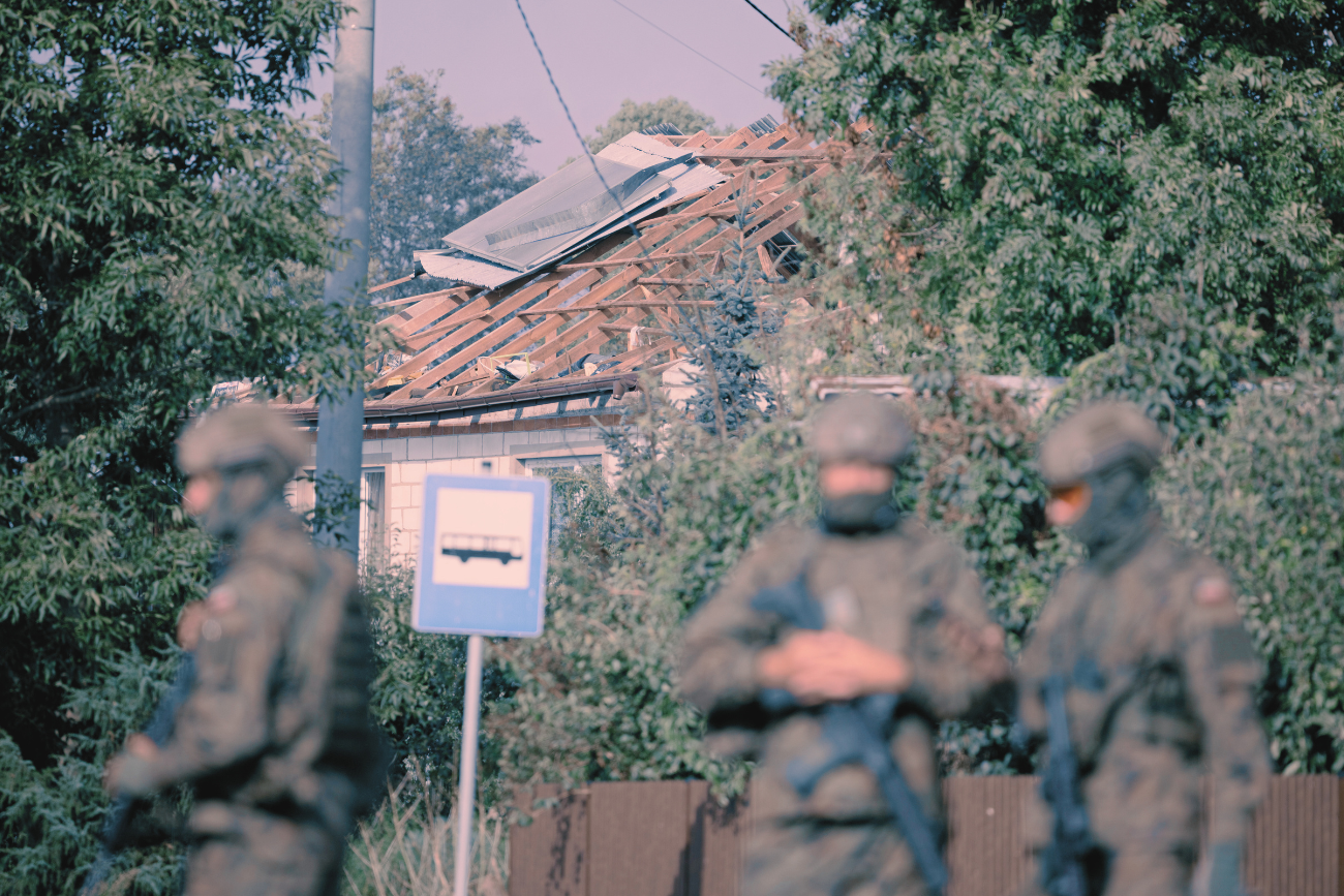 "Była dokładnie 6:43". U nich spadły drony, opowiadają nam, co się tam działo