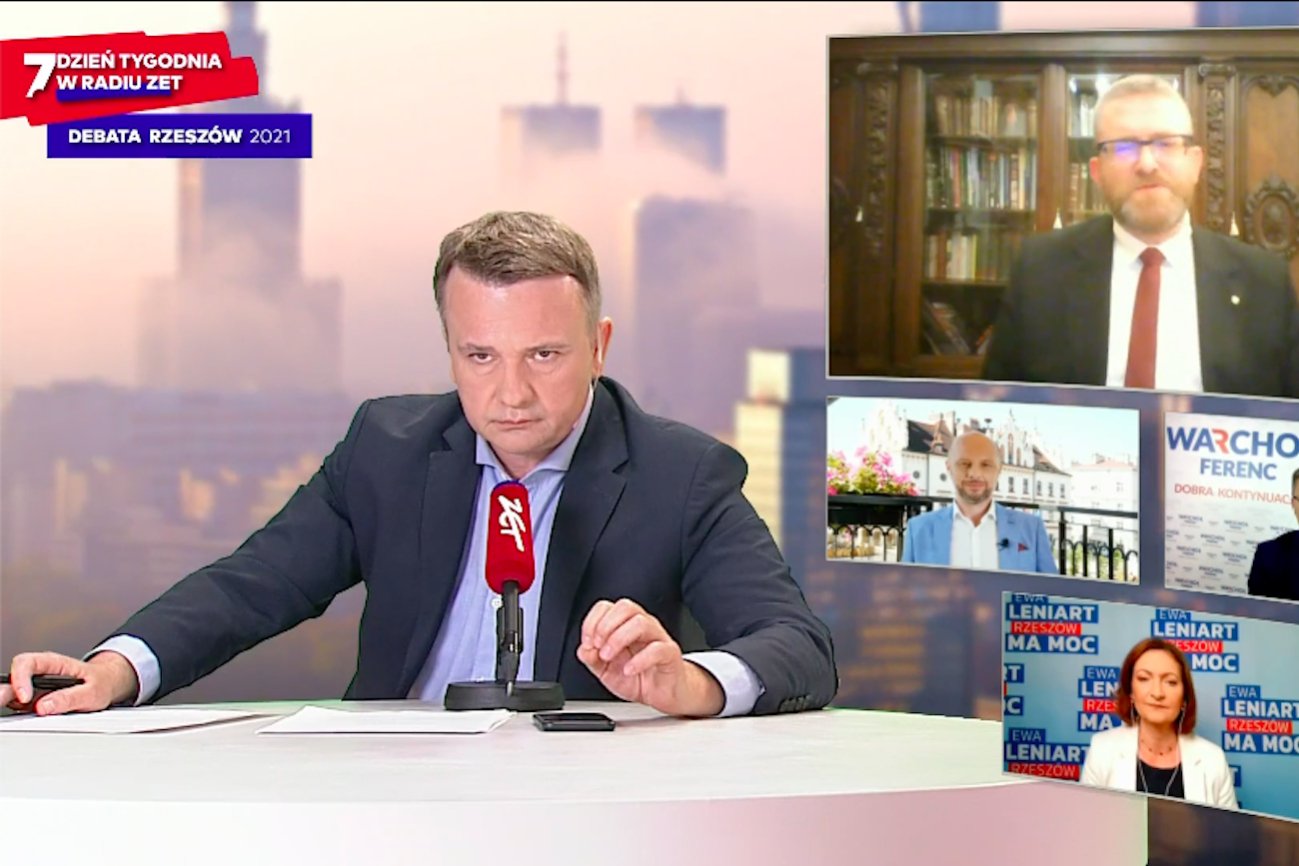 Andrzej Stankiewicz wyprosił Grzegorza Brauna z debaty kandydatów na prezydenta Rzeszowa. Polityk Konfederacji nazwał osoby LGBT dewiantami. Andrzej Stankiewicz wyprosił Grzegorza Brauna z debaty kandydatów na prezydenta Rzeszowa. Polityk Konfederacji nazwał osoby LGBT dewiantami.