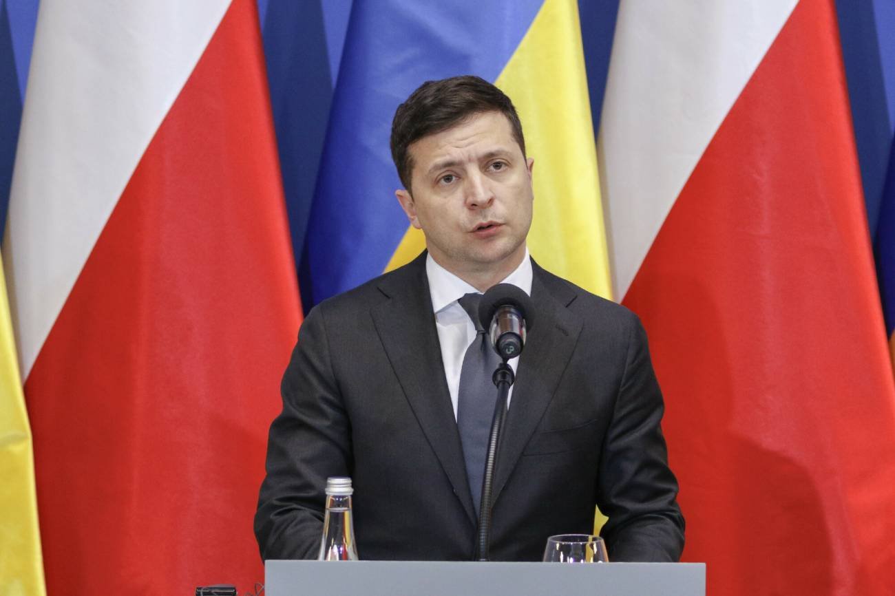 prezydent Ukrainy Wołodymyr Zełenski