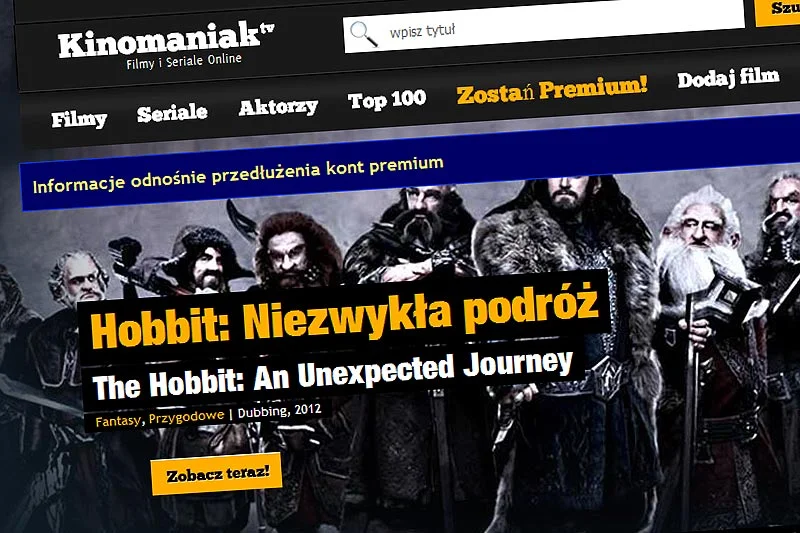Kinomaniak.tv wrócił do sieci. Twórcy serwisu próbują też wyjaśnić problem posiadaczy kont premium.