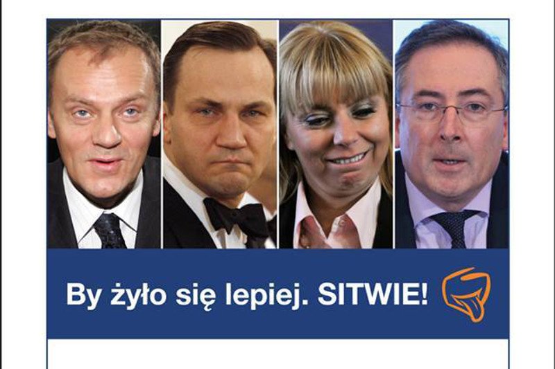 Przypomniano plakat PiS sprzed lat.