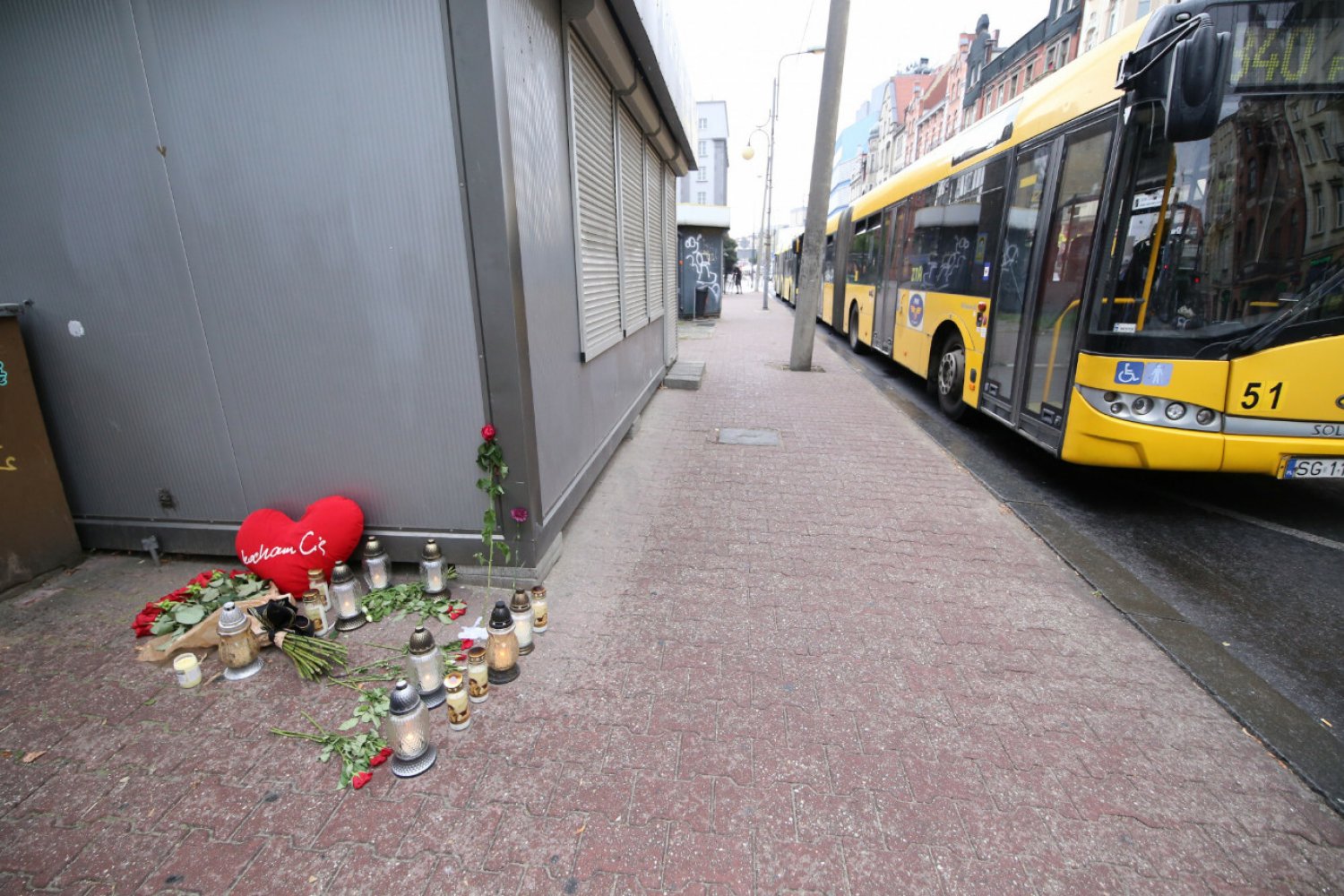 Miejsce tragicznego potrącenia 19-latki w Katowicach.