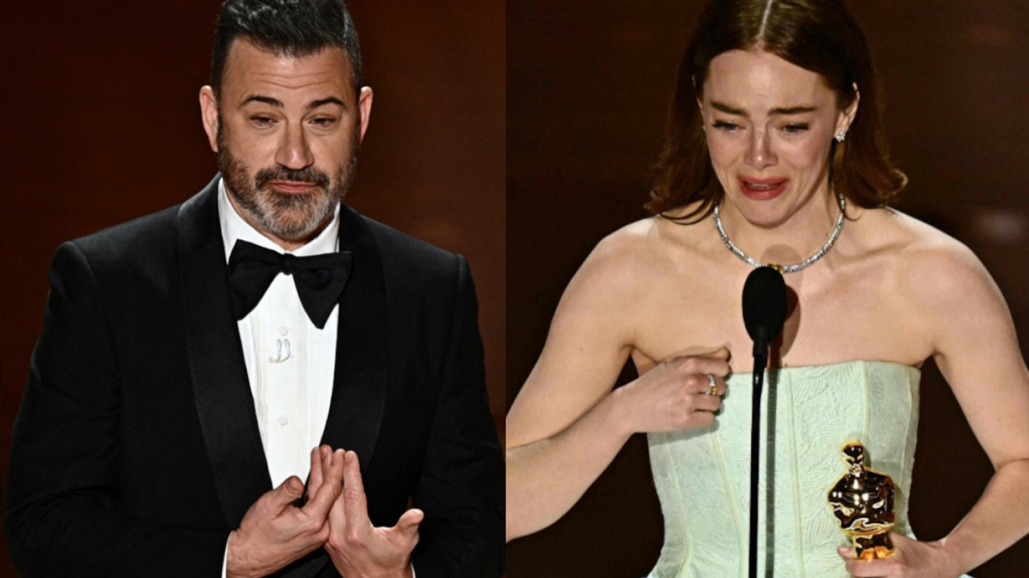 Reakcja Emmy Stone na niewybredny żart Jimmy Kimmela.