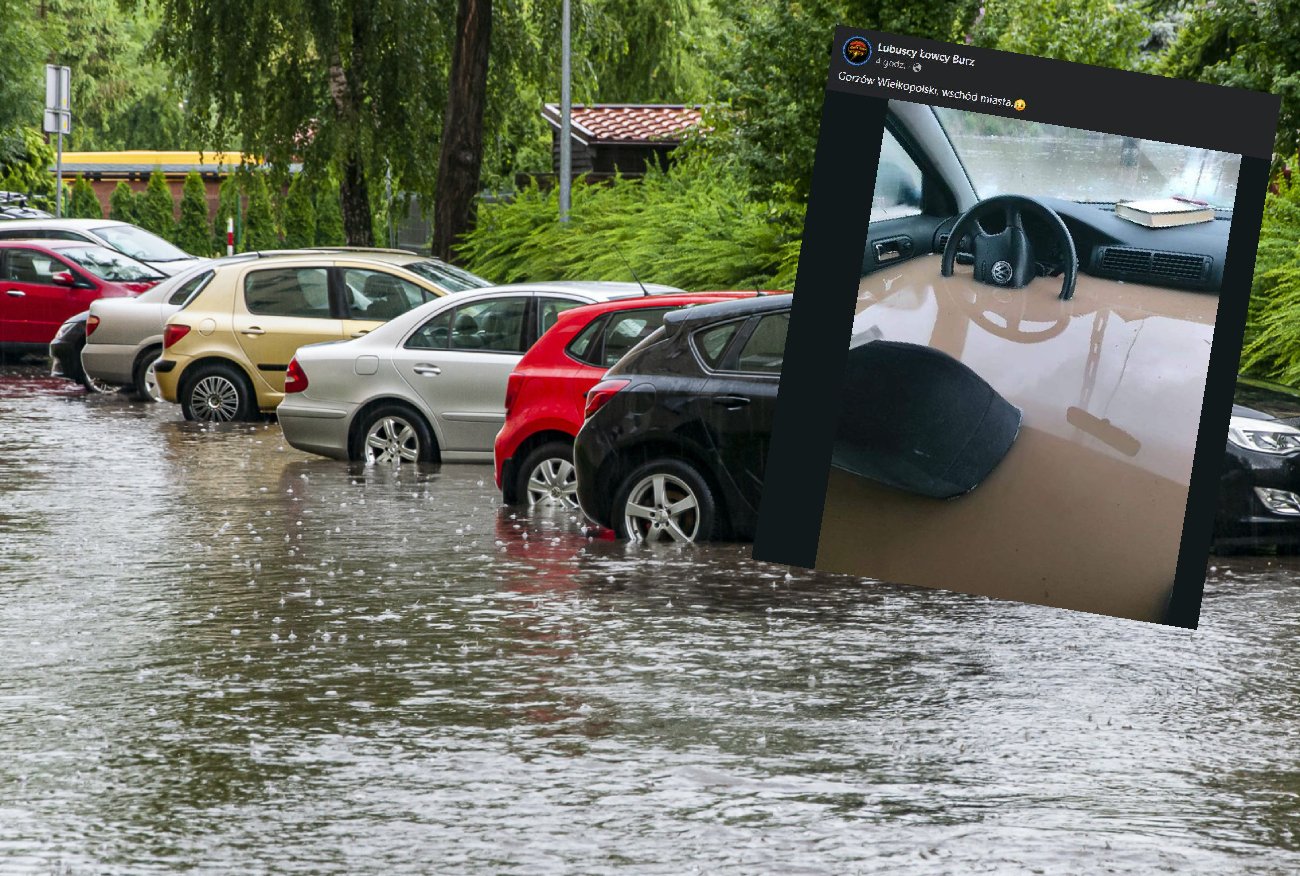 Ulewa w Gorzowie Wielkopolskim. Żywioł przetoczył się przez miasto